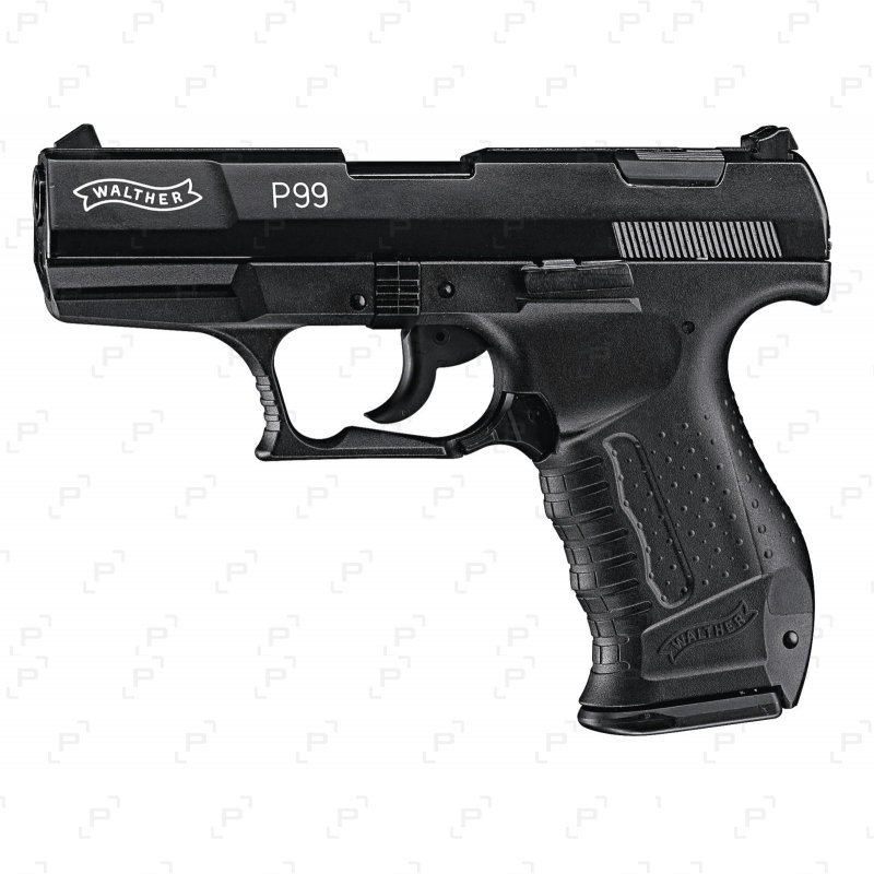 Pistolet alarme WALTHER P99 calibre .9mm à blanc ou à gaz