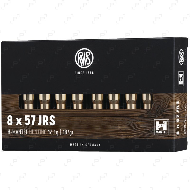 Cartouches à balles de grande chasse RWS H-MANTEL pour carabine