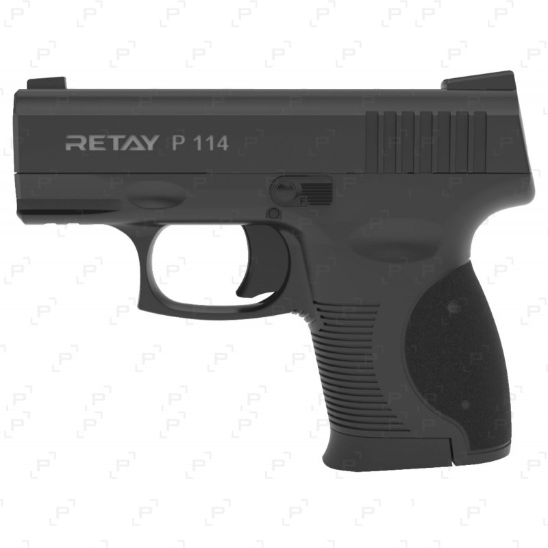 Pistolet d'alarme semi-automatique RETAY P114 calibre 9 mm PAK à blanc ou à gaz