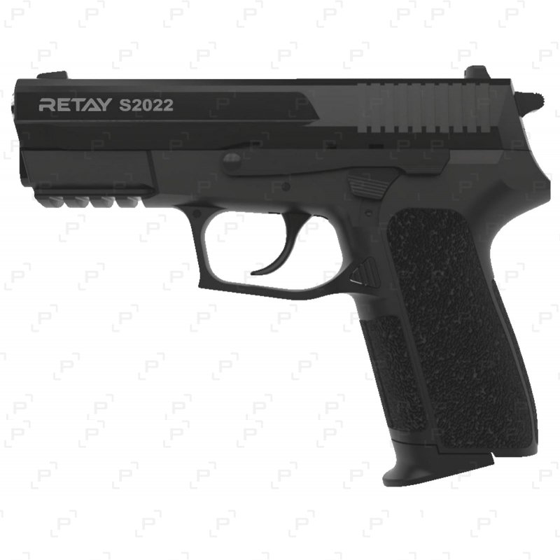 Pistolet d'alarme semi-automatique RETAY S2022 calibre 9 mm PAK à blanc ou à gaz