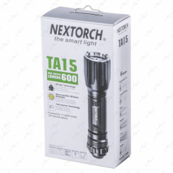 s à pile réglable à batterie 600 lm 2.25 h 1 pc Lampe de poche Nextorch TA15 TA15 Ampoule LED avec interface USB s