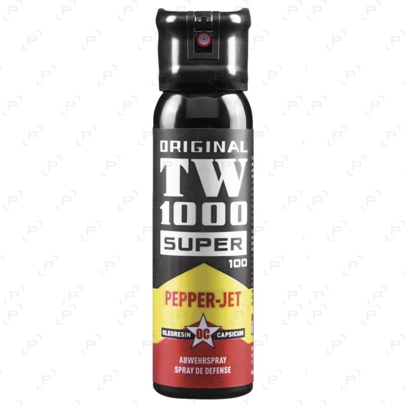 Bombe lacrymogène au poivre TW 1000 PEPPER-JET OC
