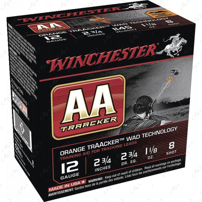Cartouches sport à grenailles WINCHESTER CAL 12/70 - AA TRAACKER