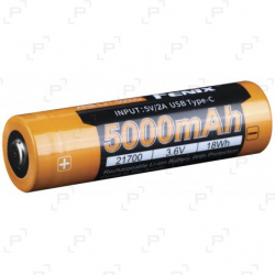 Accu rechargeable USB FENIX 21700 3,6V