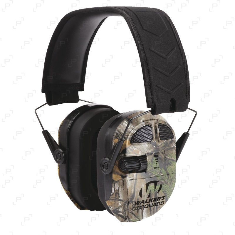 Casque électronique WALKER'S ULTIMATE POWER MUFF QUADS noir