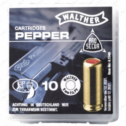 Cartouche à gaz poivre WALTHER Cal. 9...
