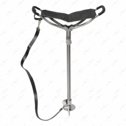 Canne siège réglable assise cuir