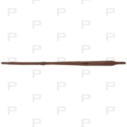 Bretelle plate BARRETEAU cuir marron...