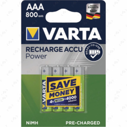 Piles bâton rechargeables VARTA