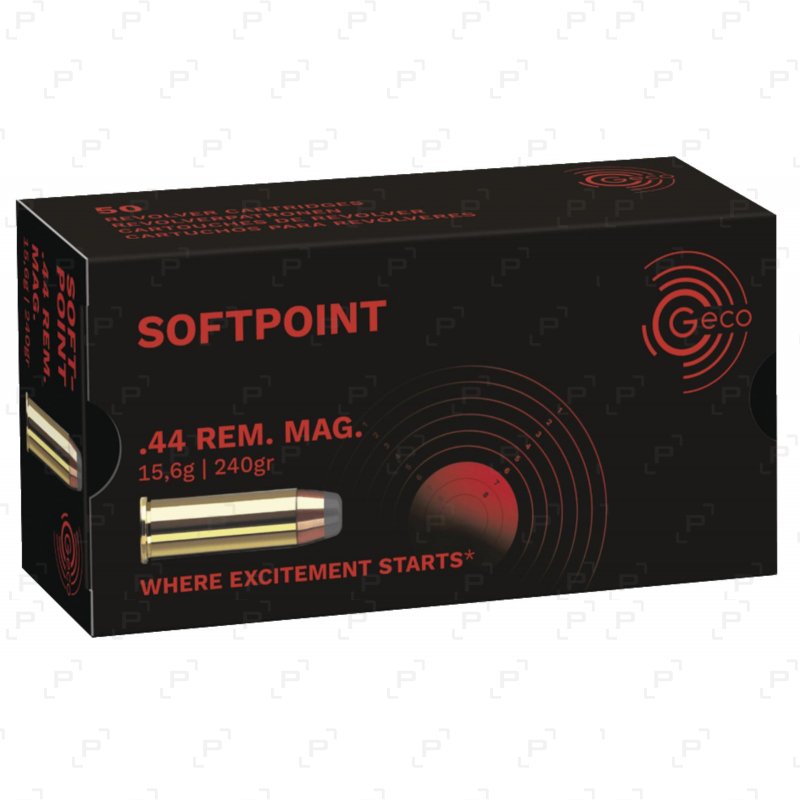 Cartouches de tir sportif pour armes de poing GECO TEILMANTEL / SP