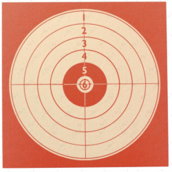 Cibles de tir en carton 14 x 14 cm