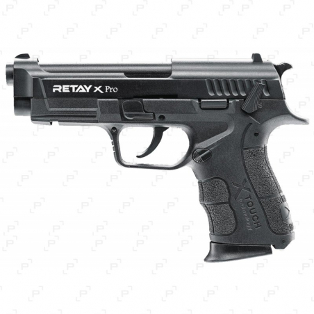 Pistolet d'alarme semi-automatique RETAY X-PRO calibre 9 mm PAK à blanc ou à gaz