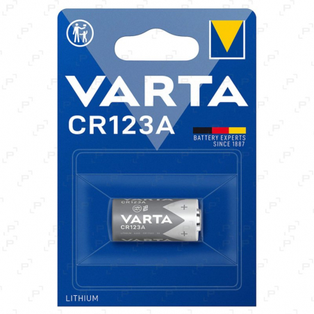 Blister de 1 pile lithium VARTA CR123A 3V