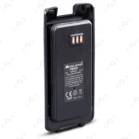 Batterie Talkie-Walkie Midland PB-ATL/G7 | 800 MAh 6V | Compatible G7, G9, Pacific Series